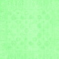 thumbnail image 1 of Ahgly Company Indoor Square Oriental Emerald Green Traditional Area Rugs, 6' Square, 1 of 4