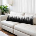 thumbnail image 2 of Black White Body Pillow Covers 20"x54", Modern Geometric Abstract Gradient Striped Soft Brushed Microfiber Breathable Throw Pillow Covers, Decorative Pillowcase with Zipper for Couch Sofa Bedroom, 2 of 9
