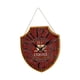 thumbnail image 3 of Reloj de pared de madera con números arábigos para decoración Rojo, 3 of 9