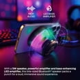 thumbnail image 4 of Monster Mag Flux Magnetic Bluetooth Speaker, 5W Portable Wireless Speaker with Multicolor LED Lighting, Magnetic Base & TWS Pairing, MicroSD Playback, 4 of 18
