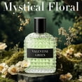 thumbnail image 3 of Perfumes Para Mujer Valentine Green Eau de  3.4 Fl Oz Elegant Floral Fragrance  Fresh & Natural Daytime Spray  Long-Lasting Feminine Cologne for Daily Wear, 100ml, 3 of 5