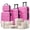 Pink, variant on TheEshow 12 Inch Unisex Adult 4-Piece Hybrid Lightweight Luggage Set, Pink