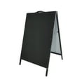 thumbnail image 1 of FixtureDisplays® A-Frame Black Menu Board All Metal Dry Erase Sidewalk Advertising Sign Store Promotion Message Stand For Dry Erase Marker, Liquid Chalk Only 1132, 1 of 7