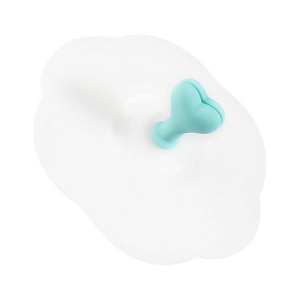 Bearachild Cubierta de la taza del silicón de la categoría alimenticia de BPA para la limpieza y la portabilidad fáciles Tapas fáciles de Organizadores de utensilios de cocina rosa claro azul