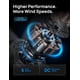 thumbnail image 2 of Ventilador de techo Dreo de 44 pulgadas con luces, motor DC de 12 velocidades, plateado, 2 of 8