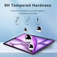 thumbnail image 2 of duomi-Megoo 2 Pack Protecteur d'Écran pour iPad Air 11 Pouces M2-M3 2024-2025, Compatible avec Apple Pencil & Face ID, Verre Trempé avec Ajustement Précis, Résistant aux Rayures, Clarté HD, 2 of 4