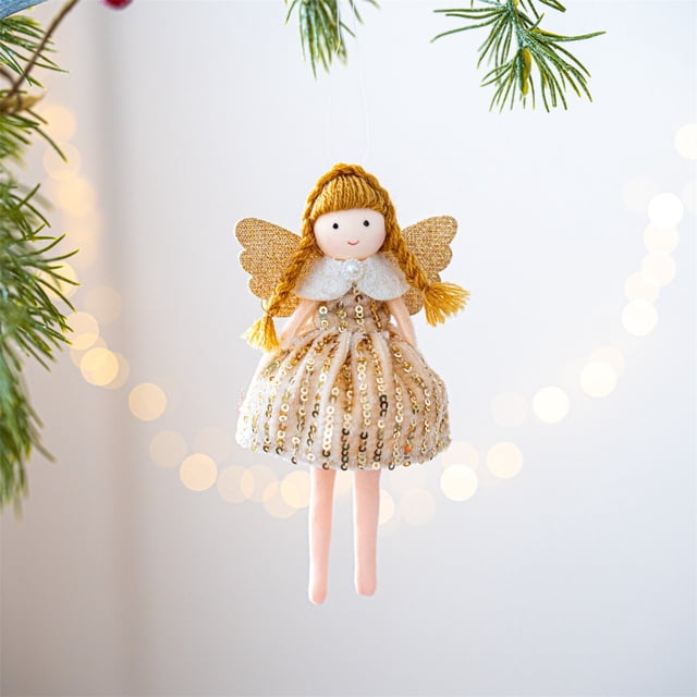 Adorno navideño para árbol de Navidad, muñeco pequeño, adorno navideño, muñeco pequeño, adorno único para árbol de Navidad, adorno navideño para el hogar, muñeco con diseño elegante, adorno