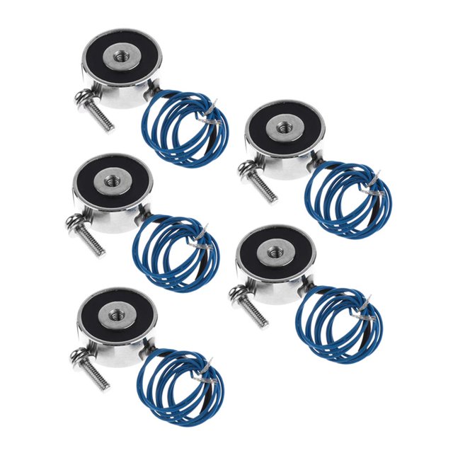 Solenoide de electroimán de imán de elevación eléctrico ultradelgado de 5 piezas con 12V