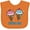 Orange, variant on Inktastic Ice Cream We're One Twin Boy & Girl Boys or Girls Baby Bib
