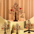 thumbnail image 3 of Vintage Glowing Tree with Cardinals(21 in), Ansurely Cardinal Tree, Led Vintage Glowing Tree, 2025 New Led Glowing Tree with Cardinals, Suitable for Christmas, Halloween Decorations (2), 3 of 9