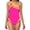 #100-Hot Pink, variant on Roncen Swimsuits for Women Two Piece Tankini Bathing Suit with Skirt 2026 V-Neck Tummy Control Swimwear