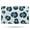 Light Blue and, variant on Light Blue and Black Of Leopard Print Bathroom Rugs Mat,Non Slip Microfiber Bathroom Rug,Rubber Backing,Soft Bathroom Mats for Bathroom Floor,Tub and Shower,17x27in(43x68cm)