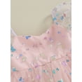 thumbnail image 5 of GXFC Baby Girls Fall Princess Dress Clothes 6M 1T 2T 3T 4T Kids Girls Long Sleeve Butterfly Pattern Mesh Tulle A-line Dress with Belt Spring Autumn Dress Clothing for Toddler Girls, 5 of 8