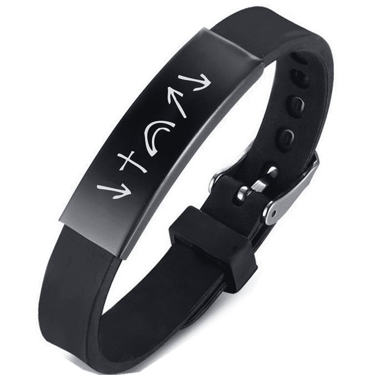 Religious Silicone Strap Bracelet for Men Women Christian Jesus Witness Bracelets He Came He Died He Arose He Ascended He s Coming Back Adjustable