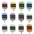 thumbnail image 3 of sdhkgrrt under $5 7Pcs Milk Cotton Yarn, Colorful Hand Knitting Yarn 50g,Milk SoftBabyWool for Crochet,Chunky Knitting Crochet Yarn,Bright Color Gradient Wool Yarn,DIY Handmade Knitting Material, 3 of 9