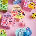thumbnail image 6 of Joyfy 24 Packs Valentines Cards with Pop Eye Animal Keychains for Kids, Valentines Gifts with Heart Boxes, Fidget Valentines Toys for Kids School Class Exchange, Stress Relief Toys, 6 of 9