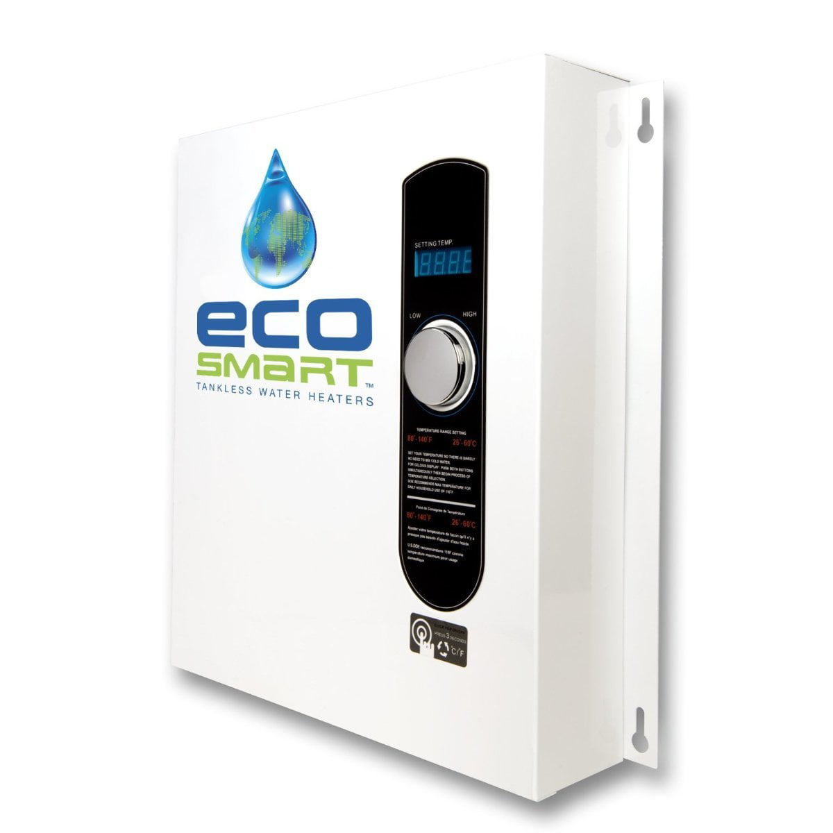 EcoSmart Tankless Water Heater 6 GPM 36 kW 240-Volt Electric Self-Modulating 
