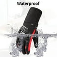 thumbnail image 5 of Winter Motorcycle Gloves Waterproof Cold Weather Motorcycle Gloves Warm Riding Gloves, 5 of 5