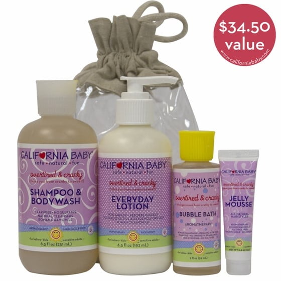 California Baby Newborn/Toddler 4Piece Tote Overtired & Cranky, 8.5