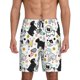thumbnail image 1 of Fotbe Funny Puppy Pantalones Cortos de Pijama para Hombre, Ropa de Dormir, Pantalones de Pijama Cortos para Hombre-Large, 1 of 6