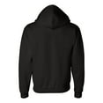 thumbnail image 2 of Men's Double Dry Action Fleece Full Zip Hood, Black - XL, 2 of 12