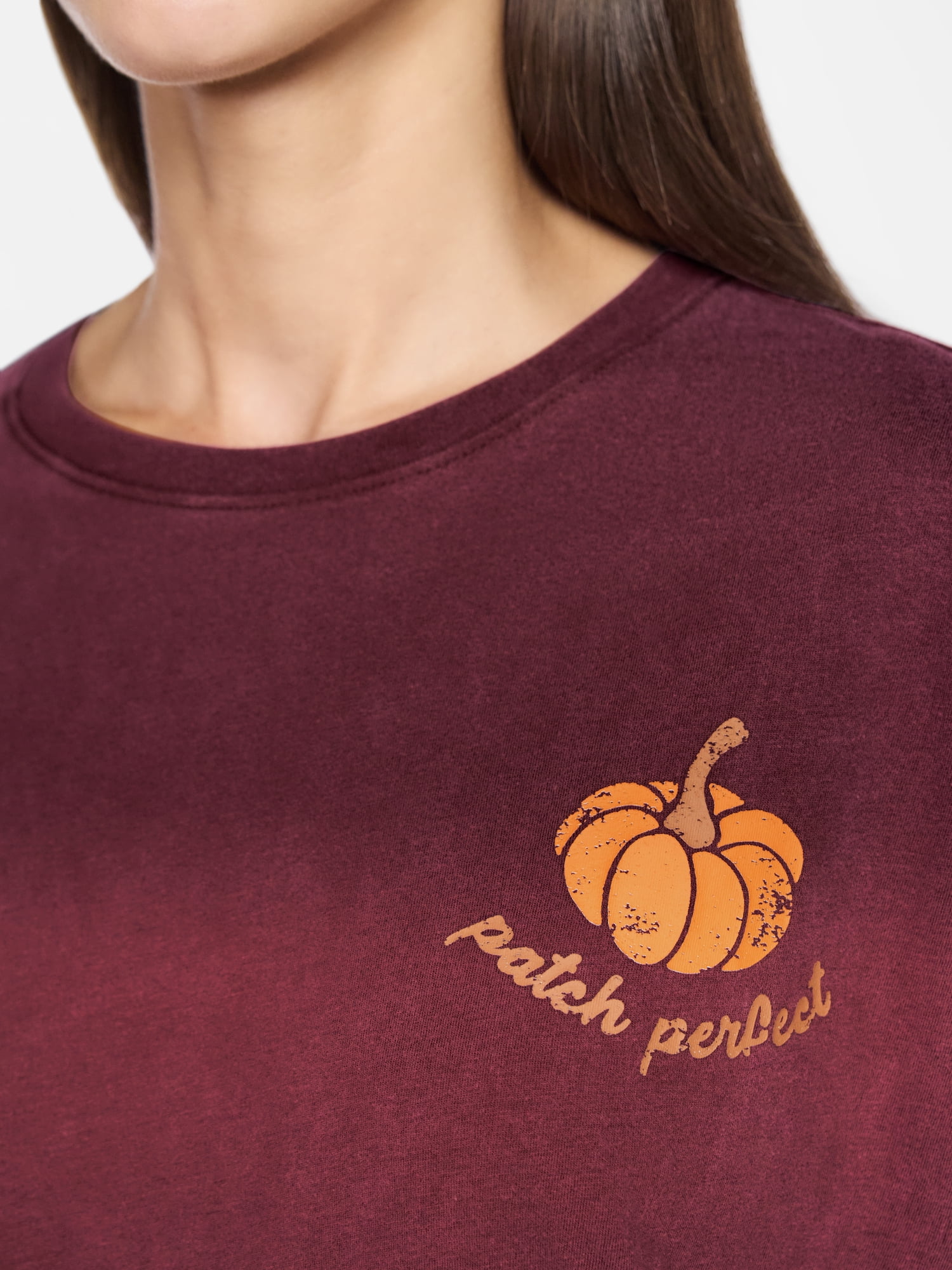 Women's Farm Fresh Pumpkins Graphic Seasonal Fall Tee, from Positivitees, Sizes S-4X