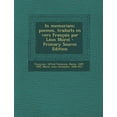thumbnail image 1 of In Memoriam; Poemes, Traduits En Vers Francais Par Leon Morel (Paperback), 1 of 1