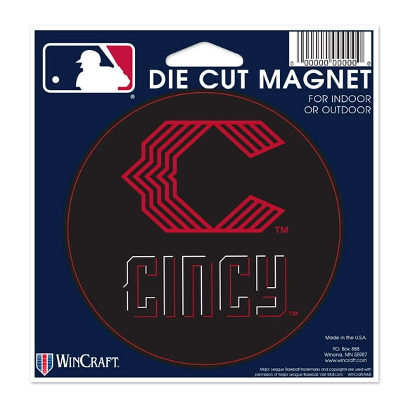 WinCraft Cincinnati Reds 2023 City Connect 5'' Die-Cut Magnet