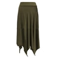 thumbnail image 4 of Jupe Maxi Bohème d'Été pour Femmes, Décontractée, Fendue, Fluide, Longue, Style Western Rétro, L, 4 of 6