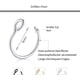 thumbnail image 4 of Falso Nasenpiercing Gef?lscht Magnetische Falso Septum Imitación Nasenring, 4 of 7