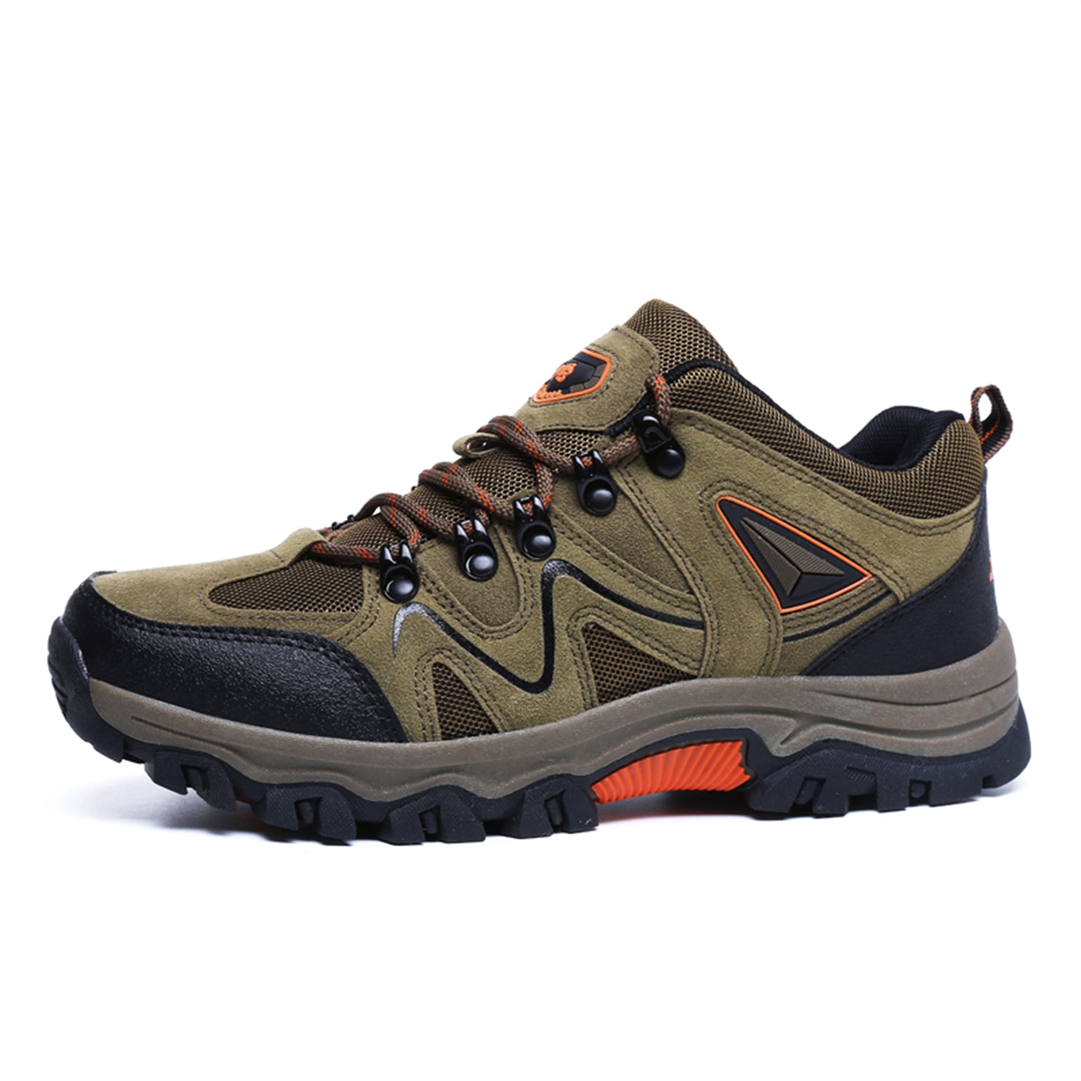 LASUDRAA Mens Lightweight Hiking Shoes Breathable Anti-Slip Outdoor Trail Trekking Shoes