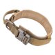 thumbnail image 2 of 2024Collar de perro Collares ajustables de algodón duraderos para cachorros con hebilla de metal para perros Caqui XL, 2 of 5