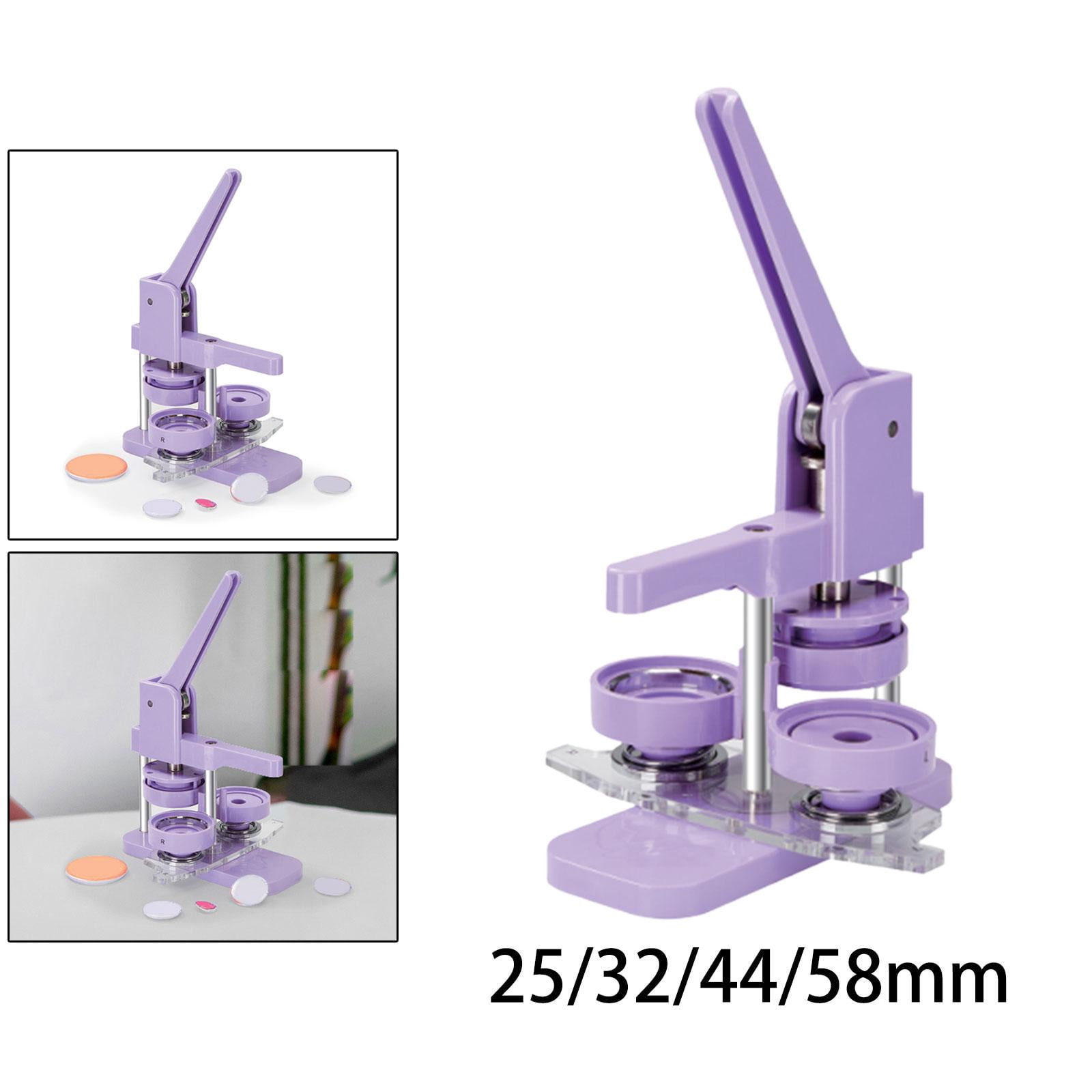 Button Maker Machine Installation Supplies DIY Sturdy Making Tool Tabletop Portable Badge Press ,Beginner-Friendly