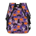 thumbnail image 4 of Easygdp Halloween Black Cats Mochila Ergonómica Versátil para Laptop - Múltiples Bolsillos, Correas Ajustables, Unisex para Escuela, Viajes y Actividades al Aire Libre-One Size, 4 of 5