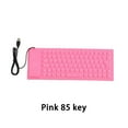 thumbnail image 4 of pitrice Keyboard Durable Waterproof Silent Soft Keyboards Fashion Mini Flexible Folding USB Wired Tablet Accessories Fittings Pink, 4 of 7