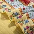 thumbnail image 4 of Jessy Home Queen/Full Patchwork Cotton Quilt Vintage Floral Flower Bedspread Coverlet, 4 of 7