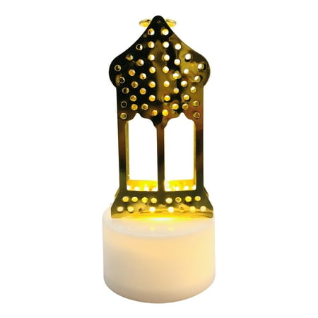 

Ramadan Led Lights - Eid Mubarak LED Night Light - Muslim Ramadan Decorative Lantern Islamic Lamp - Hangable Light Home Party Decor for Eid Mubarak