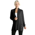 thumbnail image 1 of Simlu Long Sleeve Lightweight Cardigan Sweater for Women with Pockets Reg. and Plus Size, 1 of 6