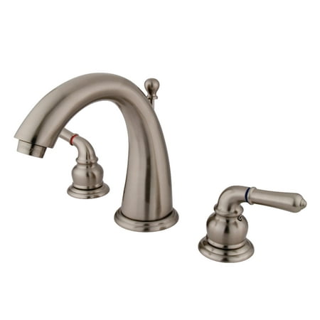 UPC 663370023057 product image for Kingston Brass KS2968 Naples Widespread Bathroom Faucet  Brushed Nickel | upcitemdb.com