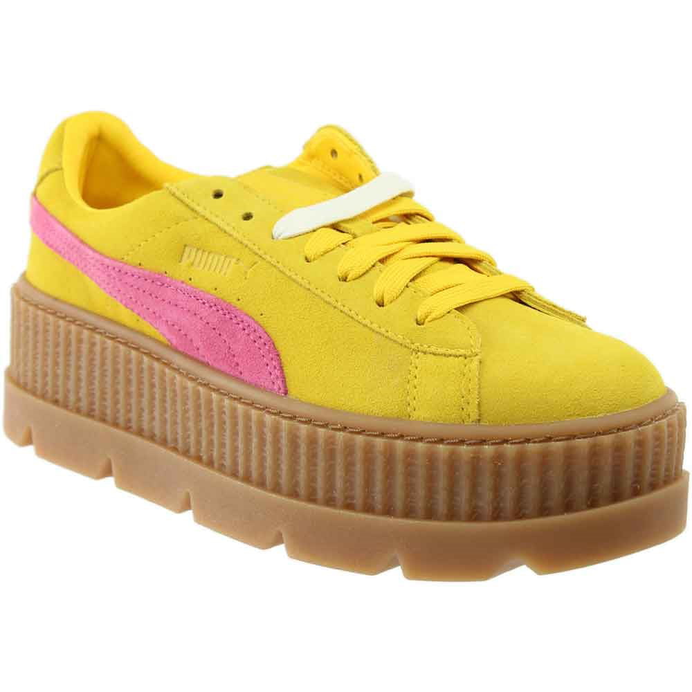 Familielid repertoire Ecologie Puma Womens Fenty by Rihanna Suede Cleated Creeper Casual Sneakers -  Walmart.com