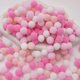 thumbnail image 1 of XmhyTop-A Suministros para manualidades: 200 pompones esponjosos de 1,5 cm para decorar fiestas, manualidades, adornos navideños, color rosa., 1 of 5