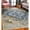 Ivory-Navy, variant on Bowery Hill Vintage Multicolor Medallion Boho Chic Faded Area Rug 7'10" x 10'