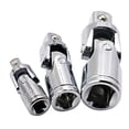 thumbnail image 1 of 3xUniversal Joint 1/2 "3/8" 1/4 "Adaptador de Enchufe de Barra de Extensión de ángulo de Trinquete Gloria Junta universal de manga, 1 of 9