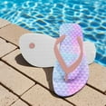 thumbnail image 3 of POLERO Girls Boys Flip Flops Sandals Kids Water Shoes - Pink Mermaid Print - Thong Beach Slides Summer Slip-on Quick Dry Toddler Little Kid Size 13.5, 3 of 7