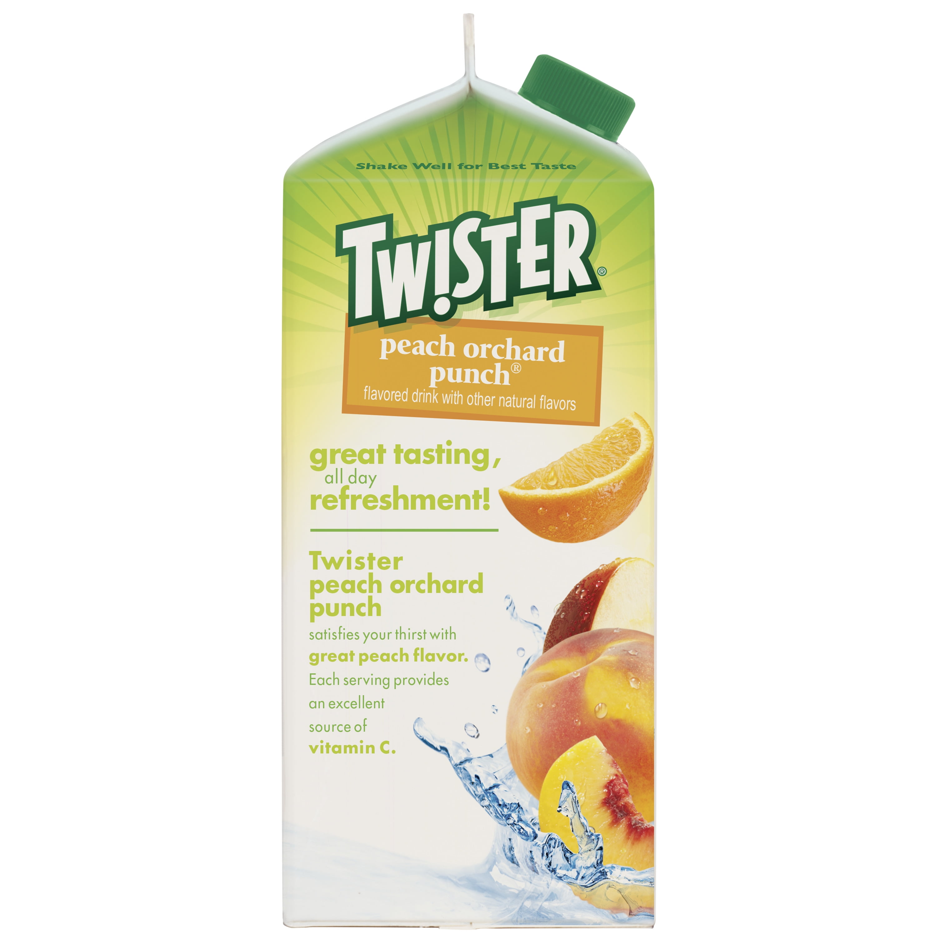 Twister Peach Orchard Punch Flavored Juice Drink, 59 fl oz