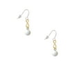 thumbnail image 2 of Delight Jewelry Resin Volleyball Gold Tone Infinity French Earrings, 2 of 4