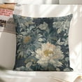 thumbnail image 6 of Flowers Linen toss pillowcase decoration pillowcase gifting preferred 24x24 inch cushion cover 2 sets sofa pillowcase sofa bedroom living room car, 6 of 8