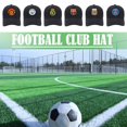 thumbnail image 2 of Gorras de béisbol con estampados de clubes de fútbol para atletas, 2 of 7