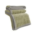 thumbnail image 2 of PRETXORVE Solid-Color Soft Carved Floral Designs Multi-Functional Flannel Coverlet, 2 of 6