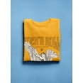 thumbnail image 3 of Rock Poster W Angel Girl  Sweatshirt Men -Image by Shutterstock, Male Small, 3 of 4